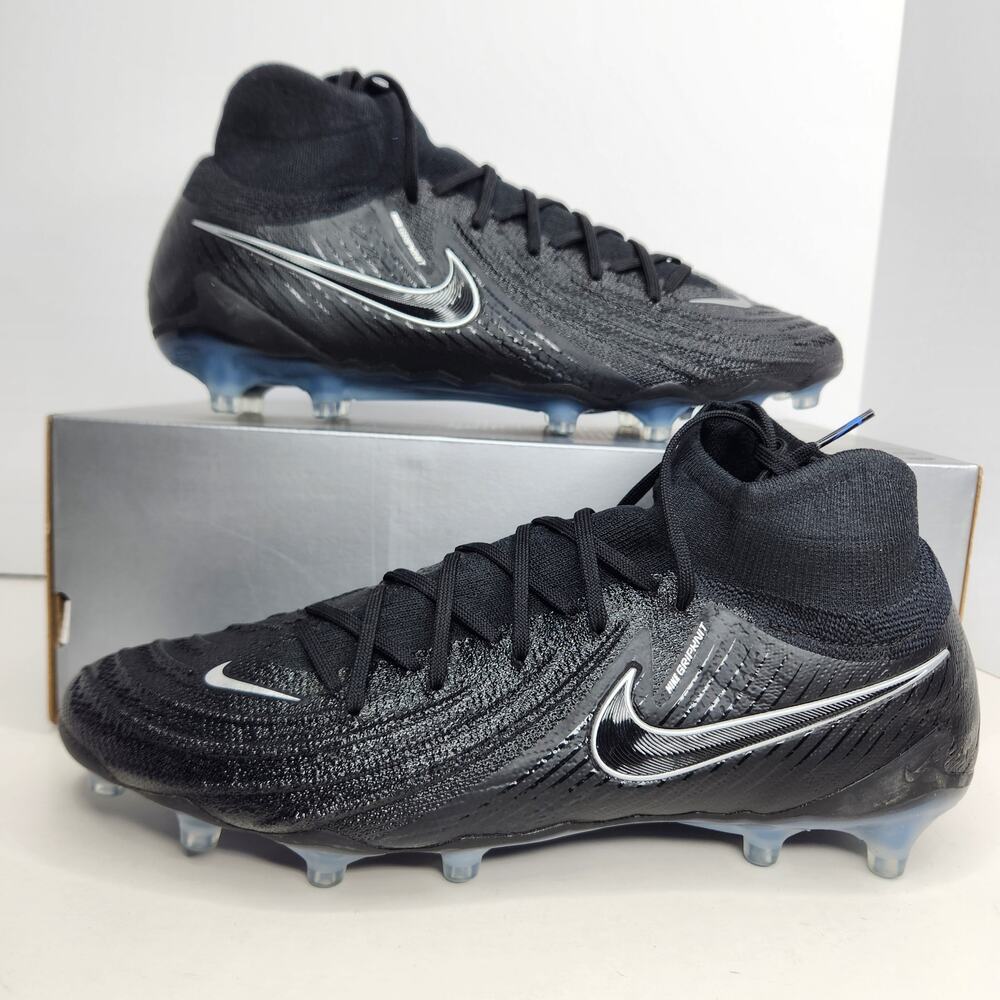Nike Phantom Luna II Elite AG - Pro Black Size 10 Men Soccer Cleats